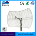 2.4g 24dbi grid parabolic wifi Amplified Antennas for point to point system